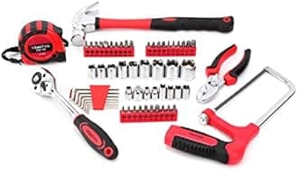 KingTool Home Repair Tool Kit - 226 Piece Home/Auto Repair Tool Set, Mechanic Tool Set, Household Tool Kit - Perfect for Homeowner, DIYer, Handyman