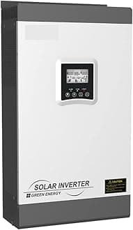 Power Inverter Solar 5KW 5000W Hybrid Off Grid Solar Inverter PV1800 VPM 48V Built MPPT 80A Max 140A No Fan Design High Frequency (Color : 5KW, Size : 48V_220-240V)