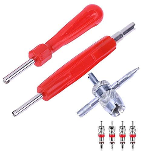 showll Tyre Valve Remover Extractor Screwdriver Valve Insert Core Tool Extractor Screwdriver Car Tyre