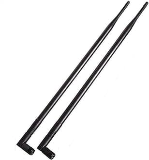 1.3ft 2x 10dBi WiFi Bluetooth Antenna 2.4GHz/5GHz/5.8GHz Tri-Band Omni Directional Antenna RP-SMA Male Long Range for Wireless Wi-Fi Router Network Devices PC Camera Wifi 6 Adapter Desktop USB Adapter