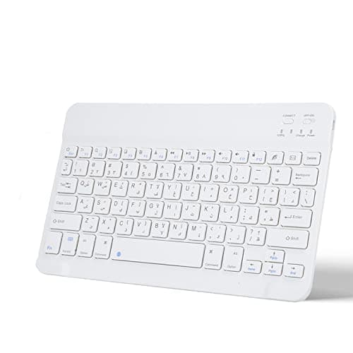 Estink Wireless Bluetooth Keyboard,10In Rechargeable USB Ergonomic Compact Computer Keyboard Suitable for Android/Os X/Windows System