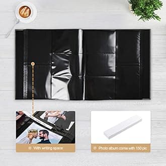 potricher Linen Hardcover Photo Album 1000 Photos 4x6 Large Capacity for Family Wedding Anniversary Baby Holiday (Khaki, 1000 Pockets)