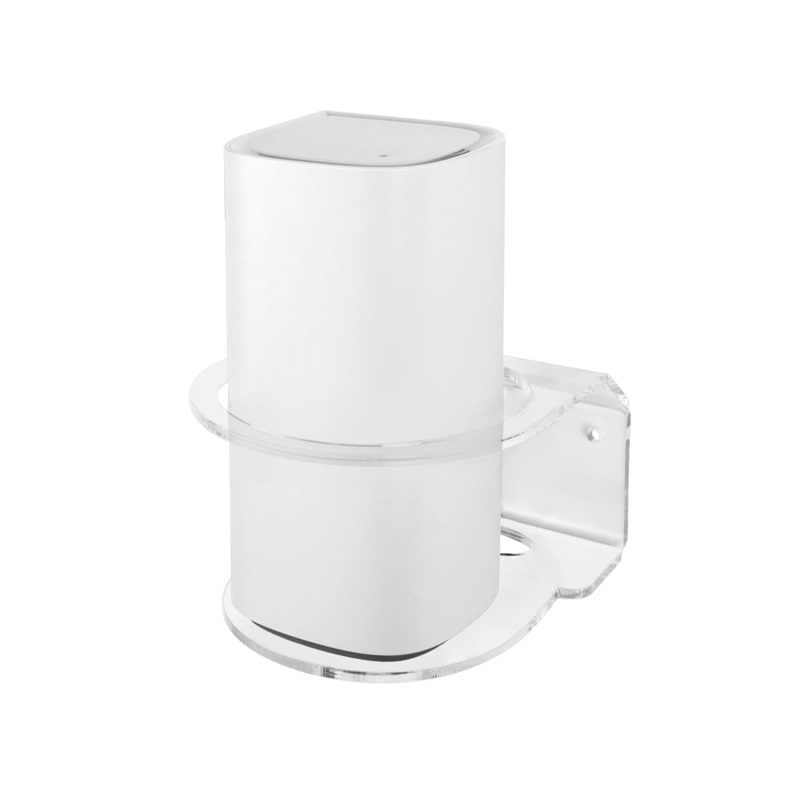 Wall Mount Holder Compatible with Linksys Velop Pro WiFi 6E Mesh-System and TP-Link Deco X90 AX6600, Sturdy Acrylic Stand Bracket (1Pack)