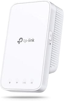 TP-Link RE300 AC1200 Mesh Wi-Fi Range Extender, 1200Mps Speed, Dual Band, Wi-Fi Booster, Repeater, High Speed Mode, Works with any Wi-Fi Router