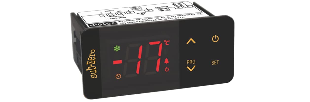 M&M HARIS Subzero SZ 7510T Temperature Controller for Deep Freezers, Display Cabinet, Pastry Cabinet, Steam Bath Systems and Chillers