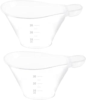 Convenient 2-Pack Newborn Feeding Cups Anti-Choke Designs Food Water Medication Feeding Cup for Safe & Easy Feeding