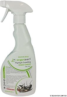 Organisect 500ml Pest Control Organic Natural Home Pest Control Spray Bed Bugs, Fleas,Roaches Spiders, Flying Insects and Other Pests All Natural Insect Killer Child & Pet Safe Non Staining