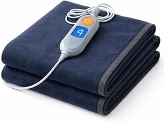 Bell electric blankets - Single Bed - 10 Years Warranty - Zed Certified Heating Bed Warmer with Four Heat Settings - Pain Relief with Low Power Consumption- Single Bed Size (150cms x 80cms)