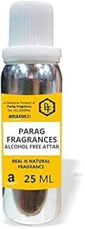 Parag fragrances Jannat Al Firdaus Natural and Alcohol-Free Long-Lasting Attar for Clothes and Religious Use for Men (25ml)