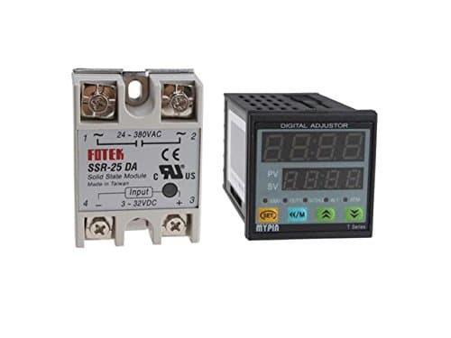 Anyaki® Dual PID Temperature Controller Thermocouple TD4-SNR Solid State Relay SSR-25 DA
