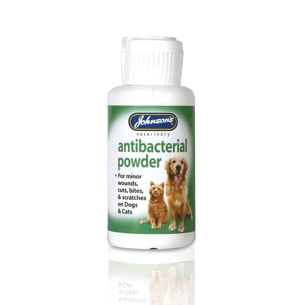 Johnsons Veterinary Products Antibacterial Powder, transparent