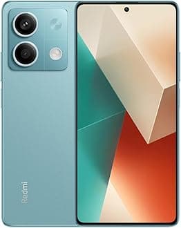 Xiaomi Redmi Note 13 5G + 4G LTE (256GB + 8GB) 6.67" 108MP Triple (for Tmobile Mint Tello & Global) Global Bands Unlocked (Ocean Teal) (Renewed)