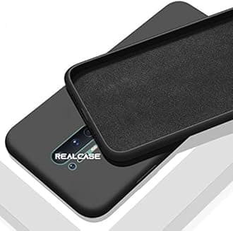 REALCASE OnePlus 8 Pro Back Cover | Liquid Silicone Gel Rubber | Full Protective Case Back Cover for Oneplus 8 Pro (S-Black)