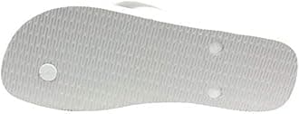 Havaianas - Top, Chanclas Cómodas, Duraderas y Ligeras, Estilo Zori, con Suela Antideslizante, Adultos Unisex, White, 12/13
