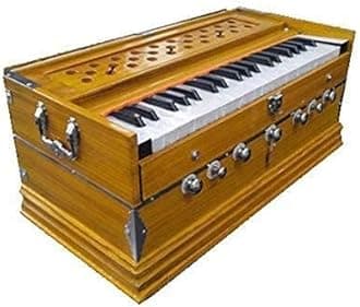 Harmonium 440Hz Extra Height Long Sustain Sound Yoga Bhajan Size - 22x12x10 Inches