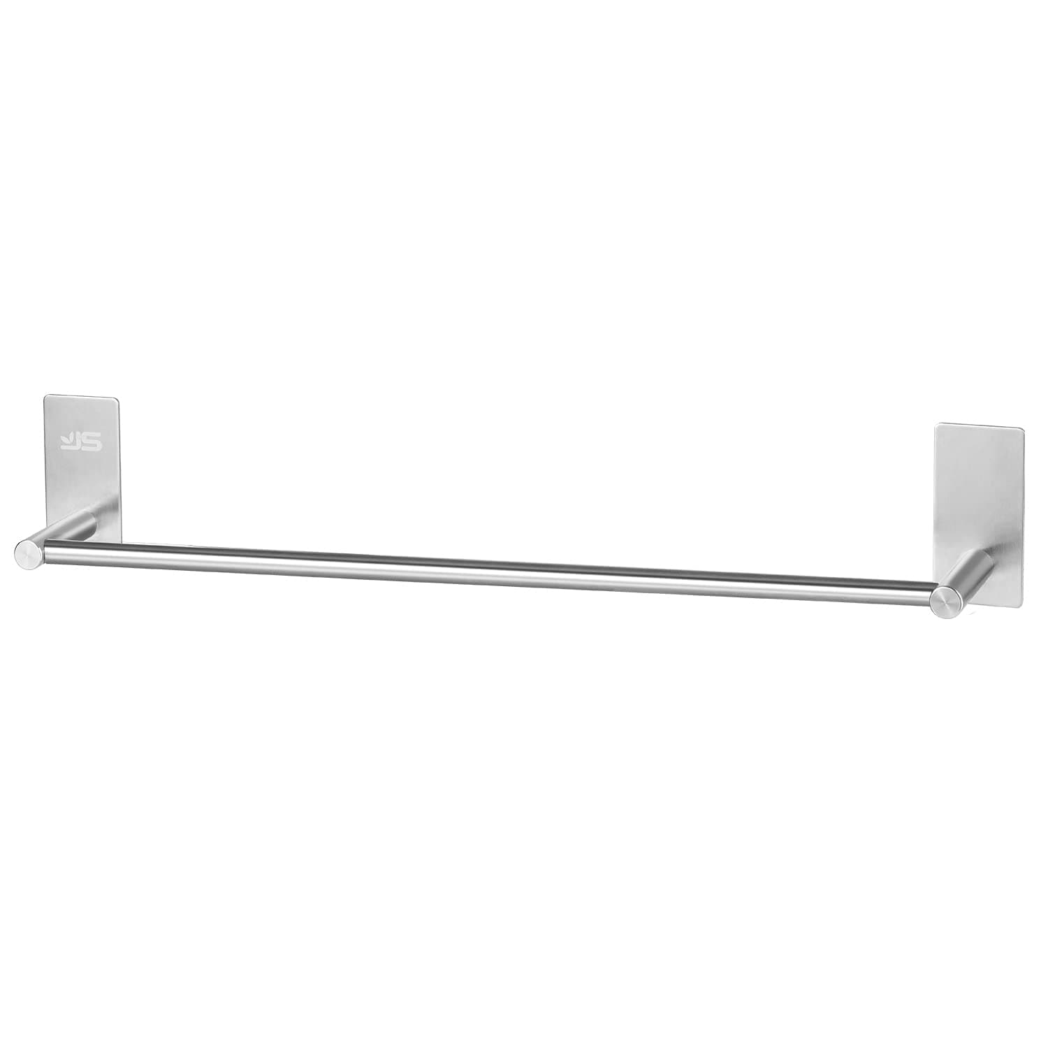 JS Towel Rail Holder Self Adhesive Towel Rack Brushed Stainless Steel Towel B...