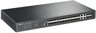 TP-Link JetStream 24-Port SFP L2+ Managed Switch with 4 10GE SFP+ Slots (TL-SG3428XF) - SDN Integrated, Cloud Access & Omada App