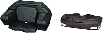 Kolpin ATV Rear Helmet Box 4438 Black Small & Front Trail Box 93101 Black 36'' x 15'' x 3'' Storage