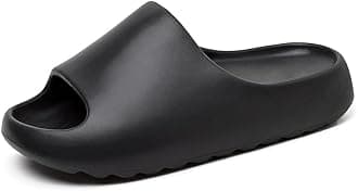 XTJSCBDSH Cloud Slides for Men and Women, Quick Drying Slippers Shoe Open Toe Thick Soft, Platform Slide Sandals Daily Shower Sandals, Non-Slip Bathroom Slippers Summer for Indoor & Outdoor