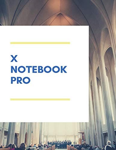 x notebook pro: Dot Grid - Size = 8.5" x 11"/ xxx pages/ double sided/dot paper notebook 8.5x11/x notebooks and journals/bullet journal supplies ... notebook letter/ notebook journal moleskine