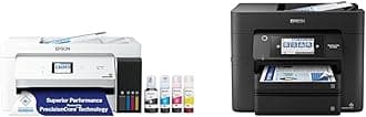 Epson EcoTank ET-15000 Wireless Color All-in-One Supertank Printer with Scanner & Workforce Pro WF-4830 Wireless All-in-One Printer with Auto 2-Sided Print