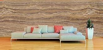Starlite Enterprises peach gloss marble Self Adhesive Wallpaper for Living Room, Sofa Background Decal, Door, Cupboard, Fridge, Wall, Tabletop, Floor & Etc Interior & Renovation Project (2x8)