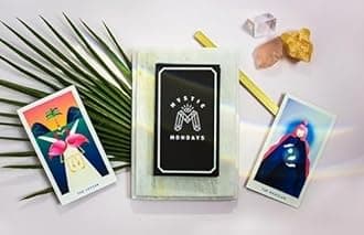 Adult New Tarot Cards 78 Pieces Mystic Mondays Tarot Cards Decks Traditional Standard Tarot Deck Fortune Telling Game Divination Tools For Beginners (Pack Of 1)