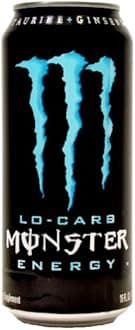 Monster Lo-Carb Energy Drink, 16-Ounce (Pack of 8)