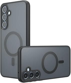 Compatible with Samsung Galaxy A34 5G Case Cover,Compatible with MagSafe,Compatible with Samsung Galaxy A34 5G Built-in Magnetic Anti-Shock Cell Phone Case Black