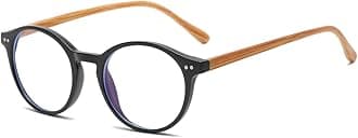Gleyemor Blue Light Glasses for Men Women, Vintage Round Frame Computer Eyeglasses