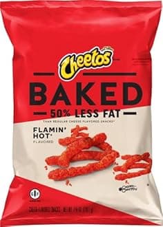 Cheetos Baked Flamin' Hot Cheese Snack, 7.625 Oz