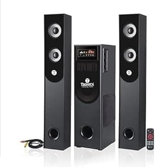 TRONICA TR-1501 Deep Bass Home Theater with Subwoofer 2.1 Channel with 55W Premium Signature Sound, Multiple Connectivity Modes, Master Remote and Sleek Finish, Home Theatre System (Black)