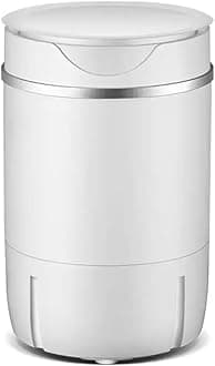 Portable Mini Washing Machine, 5Kg Capacity, 300W Power, with Scheduling Function, White