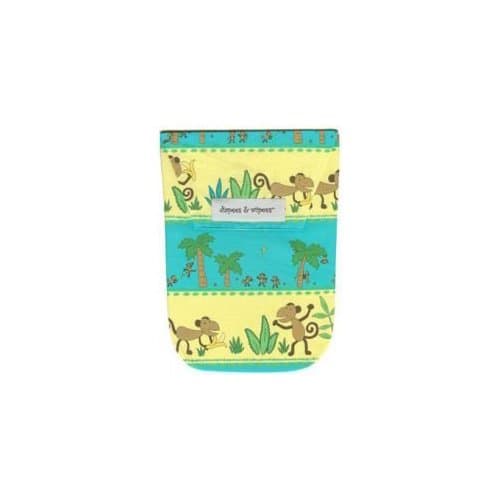 Diapees and Wipees Accessory Bag - Funky Monkey