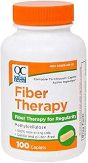 QC Fiber Therapy Caplets 100 Ct