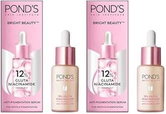 POND'S Anti-Pigmentation Serum With 12% Gluta-Niacinamide Complex For Flawless Radiance, Reduces Pigmentation From Day 7, 14 Ml (Pack of 2)