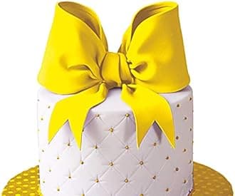 BLOSSOM Yellow Sugar Paste/Fondant for Cake Decorating, 1Kg