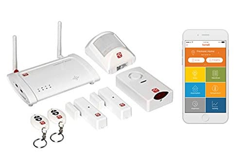 Oplink Connected AlarmShield Home Security System, featuring Amazon Alexa Integration