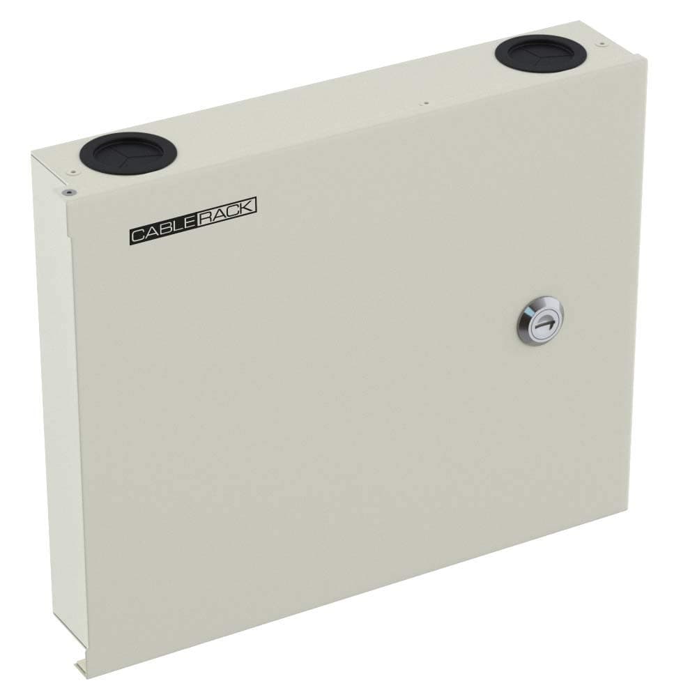 CableRack 12 Core Wall Mount Optical Distribution Frame ODF White