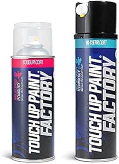 Touch Up Paint Factory - Scratch Repair Kit Compatible With MERCEDES Cars With Colour Code: 747/7747 - GRANITE GRAY METALLIC Size: Aerosol Kit - Lite (Small) - Computer Matched