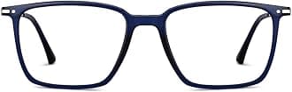 LENSKART BLU | Zero Power Blue Cut Computer Glasses | Anti Glare, Lightweight & Blocks Harmful Rays For Gamers | Gaming Glasses | 100% UV Protection | Full Rim Square | Unisex | Large