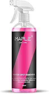 Maple Car Care Water Spot Remover 500 ML | Non-Abrasive Hard Water Stain Cleaner for Cars & Bikes | Removes Etched Marks from Watermark,Glass, Paint & Chrome | Restores Clear Spotless Shine