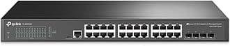 TL-SG3428 | 24 Port Gigabit Switch, 4 SFP Slots | Omada SDN Integrated | L2+ Smart Managed | IPv6 | Static Routing | L2/L3/L4 QoS, IGMP & LAG | Limited Lifetime Protection