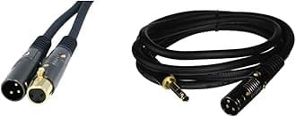 Monoprice XLR Cables Bundle - Gold Plated Pro Audio Cables