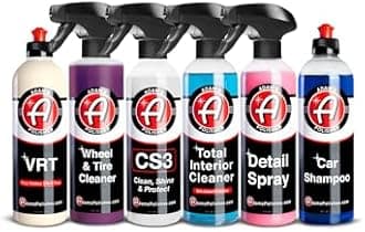 Adam's Essential Car Wash Kit (6-Item) - USA Made Auto Detailing Car Care Cleaning Kit for Car & Truck Lovers, Dads, Moms and DIYers - Our Products