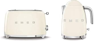 Venker A Smeg KLF03CRUK 1.7Ltr - 3kw Kettle and TSF01CRUK 2 Slice Toaster Set in Cream…
