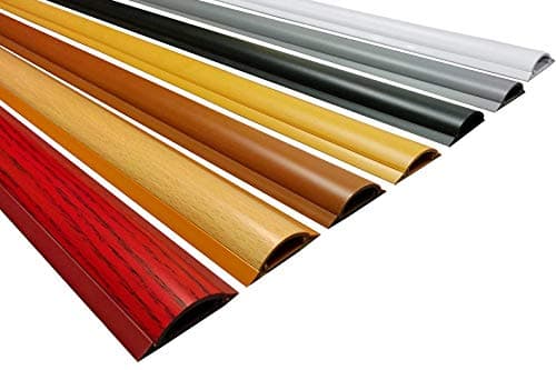 Cable Shield Floor Cord Cover CSX-2 PVC Wire Protector 58 Inch - Wood Grain