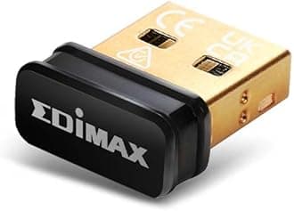 Edimax Wi-Fi 4 802.11n Adapter for PC N150 Nano USB Adapter, 150Mbps, Smallest Wi-Fi 4 Dongle, Win 11 Plug-n-Play, Linux: Ubuntu/Mint Plug-n-Play for Kernel 5.15 and Above, Mac OS, EW-7811Un V2