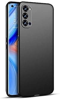 KRL Skp Hybrid Silicone Back Cover For Oppo Reno5 Pro, Black