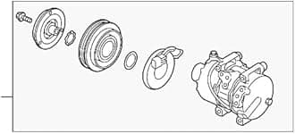 Genuine Hyundai 97701-2S500 Compressor Assembly